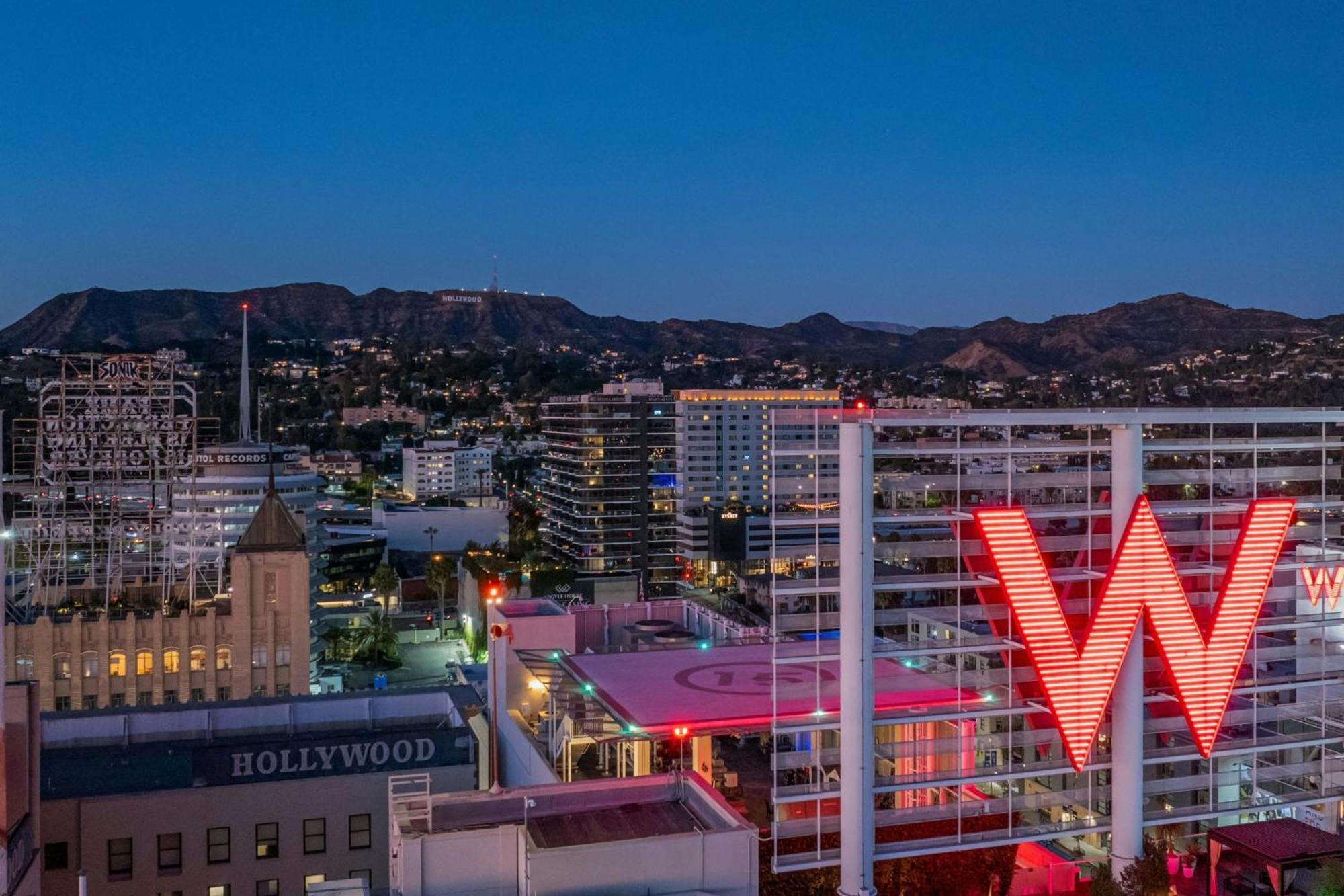 Hotel W Hollywood Los Angeles Exterior foto