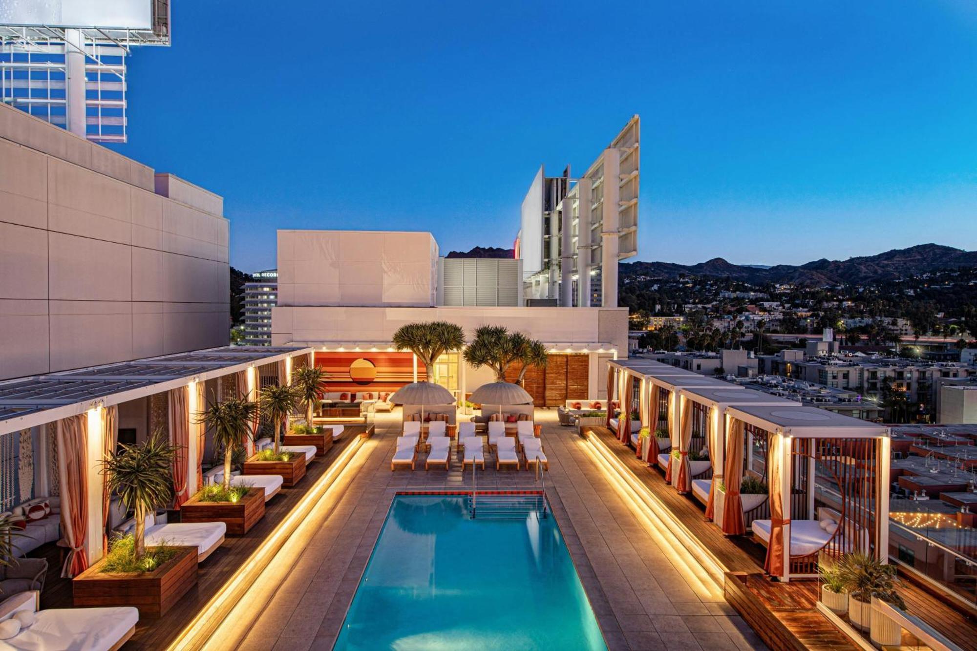 Hotel W Hollywood Los Angeles Exterior foto