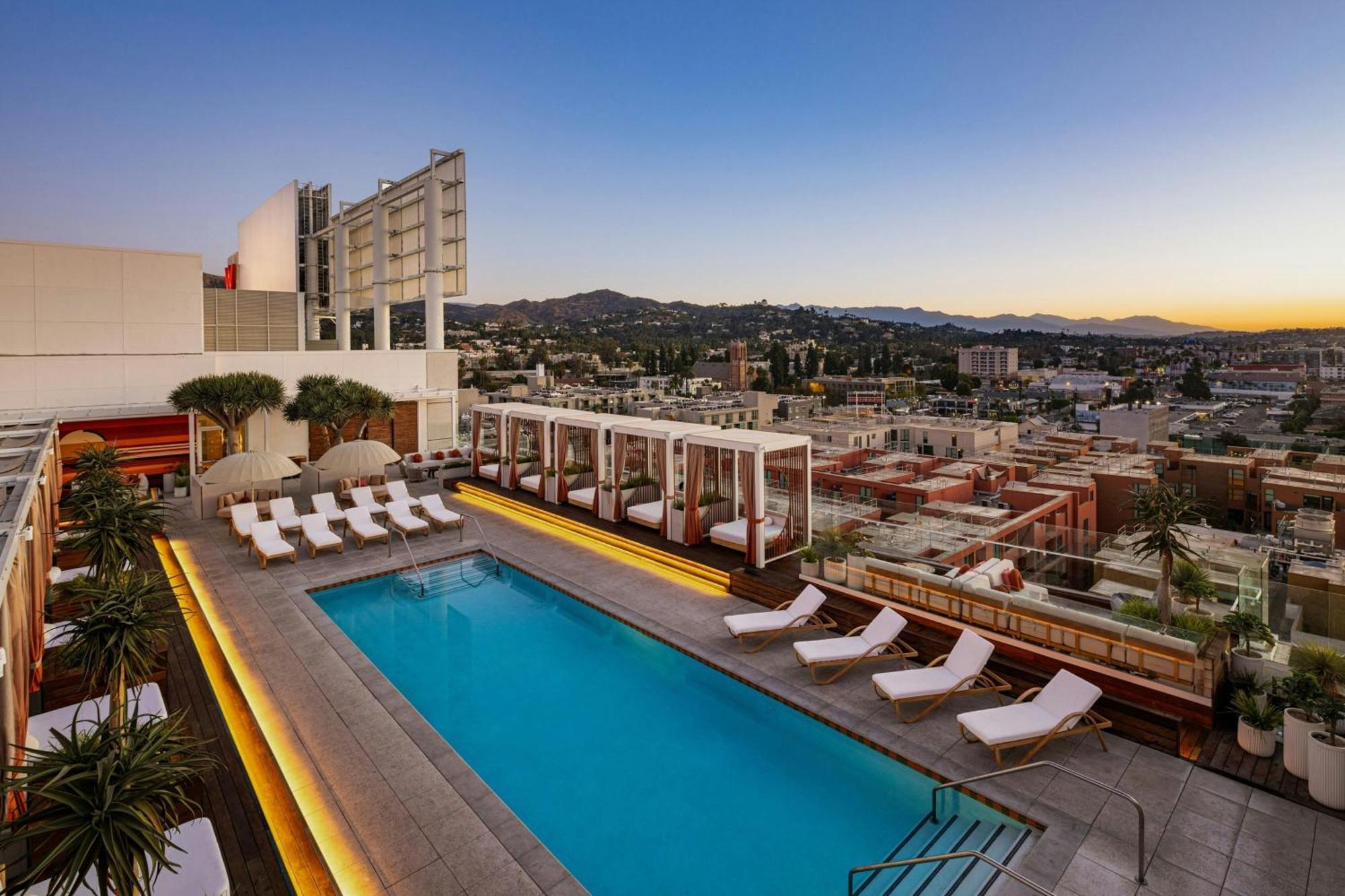 Hotel W Hollywood Los Angeles Exterior foto